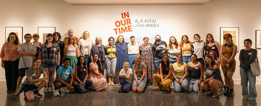 group photo of faculty, staff, and students of the Department of Art History